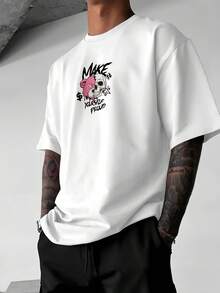 Camiseta de hombre para primavera y verano - Blanco - Ver 2