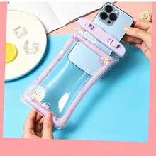 Waterproof Outdoor Swimming Pool Phone Pouch, Cute Appearance With Touchscreen Capability, Summer Swimming Waterproof Phone Bag, Floating Inflatable Waterpark Splash Proof Diving Waterproof Phone Case - Multicolor - View 3