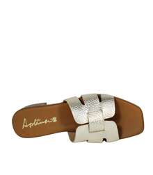 Women Heeled Sandals - Gold - View 3