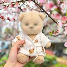 (Clothes Only) Clothing For 28cm-32cm Lapopo Dolls, Barcelona Bear Doll Clothes, Cute Plush Toy Bear Clothes With Tail Hole, Suitable For Rabbit Pajamas - Multicolor - View 7