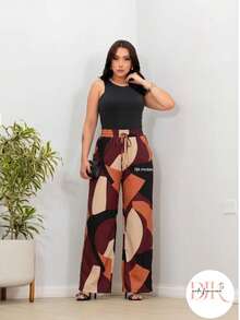 Wide-Leg Pants In DUNA Fabric, Unlined, Woven Fabric WITHOUT Elastane, With Pockets (Size Chart Available) - 秋季混合 - 查看 1