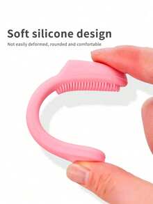 4pcs SSilicone Nose Pore Cleansing Brush, Portable Blackhead Removal Massager, Beauty Cleansing Tool, Facial Pore Cleanser, Facial Cleansing Brush, Home And Living/Household Cleaning And Personal Care/Personal Care And Cleaning Tools - Multicolor - View 3