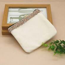 1pc Self-Adhesive Resin Rhinestone Trim, Clothing Accessory DIY Decor - Champagne - View 5