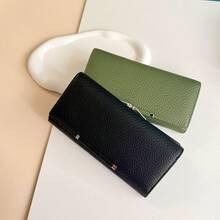 Liwen Long Multifunctional Women's Wallet - Black - View 5