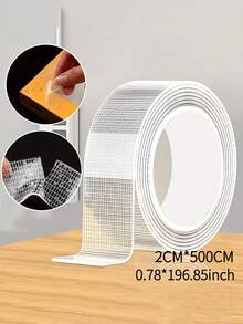 Băng keo nano hai mặt công nghiệp 5m, chất liệu PET trong suốt, độ bám dính cao, khả năng chịu tải mạnh, dễ xé và cắt, chịu nhiệt, có thể tái sử dụng, phù hợp với nhiều mục đích sử dụng. - nhiều màu - Xem 4