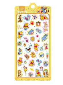WINNIE THE POOH These Adorable 3D Cartoon Style Anime Character Decorative Stickers Are Suitable For Decorating Scrapbooks, Stationery, School Supplies, Crafts, Diaries, Laptop Stickers, Smartphone Stickers, And Accounting Notebooks. - Multicolor - View 3