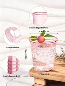 10/1pc Reusable Acrylic Drinking Cup, Cold Drink Cup, Multi-Functional Cup, Suitable For Cold/Hot Beverages, Coffee And Cold Drinks, Also Perfect For Outdoor Picnic - Multi-Functional And Easy To Clean - Multicolor - View 3