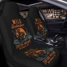 1 capa universal para assento de carro com estampa Dark Rider - cavaleiro - Ver 6