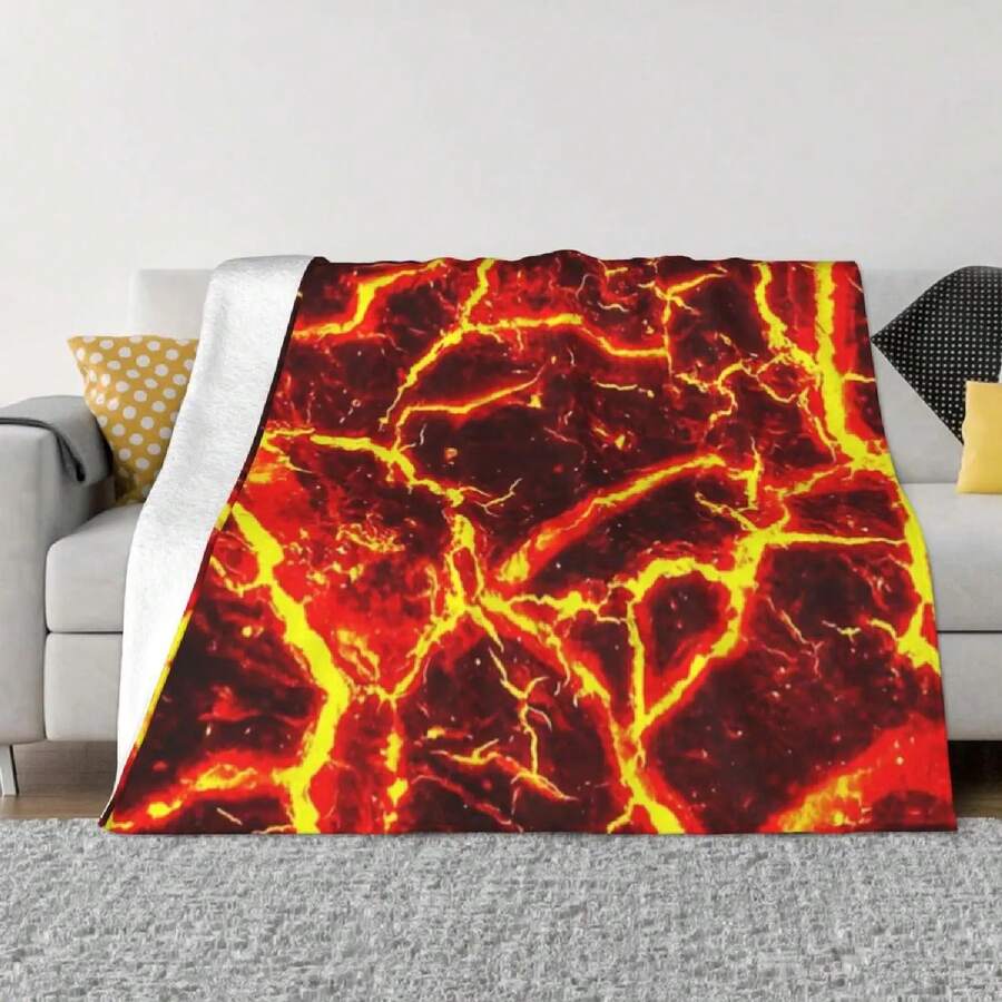 Lava An Ultra-Soft Micro Fleece Blanket - 1 - View 1