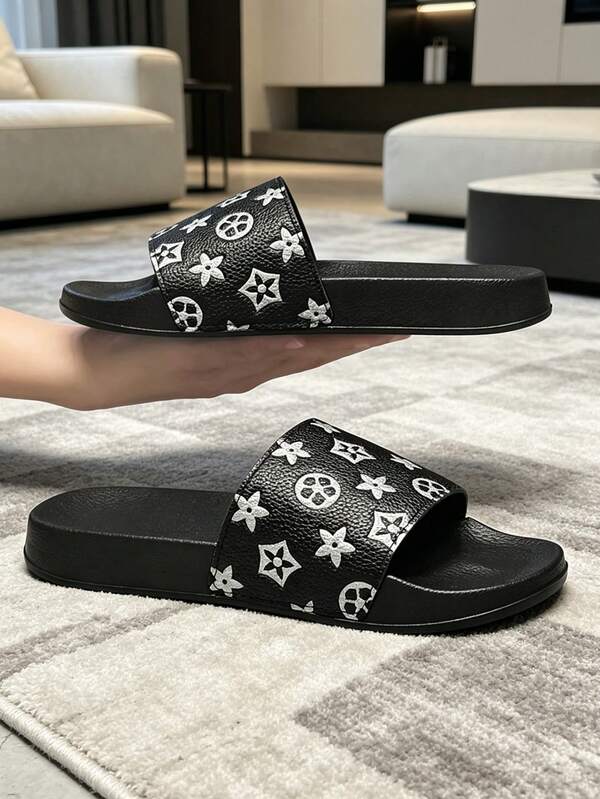 Size 23 Summer Plus Size 36-48 Men's Slippers, Outdoor Comfortable Casual Shoes, Lightweight Non-Slip Home Slippers, Wear-Resistant Breathable Men's Sandals For Outdoor & Daily Wear (Asymmetric Pattern). The Sole Of These Slippers Is Made Of EVA Material, Which Cannot Be Exposed To Sunlight For A Long Time, Otherwise The Shoes Will Shrink.