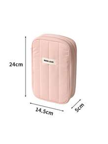 Portable Travel Electronics Organizer Bag, Large Capacity Cable Management Pouch, Fits Cables, Earphones, Waterproof Storage Case, Multi-Function Power Bank Holder, Essential For School, College, Office, Travel - Multicolor - View 13