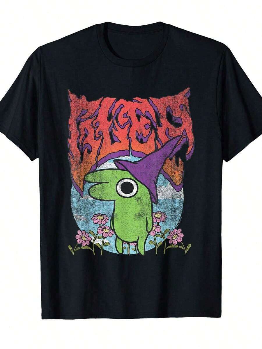 2025 Estilo de Moda Actual Hip-hop Estudiante Talla Única Amigos Sonrientes Glep Vintage Heavy Metal Flores y Amigos Sonrientes Versión Cómoda Transpirable para Ejercicio Fiesta Reunión Fitness Adecuado para Regalar en Navidad Día de Acción de Gracias Transpirable - Negro - Ver 1