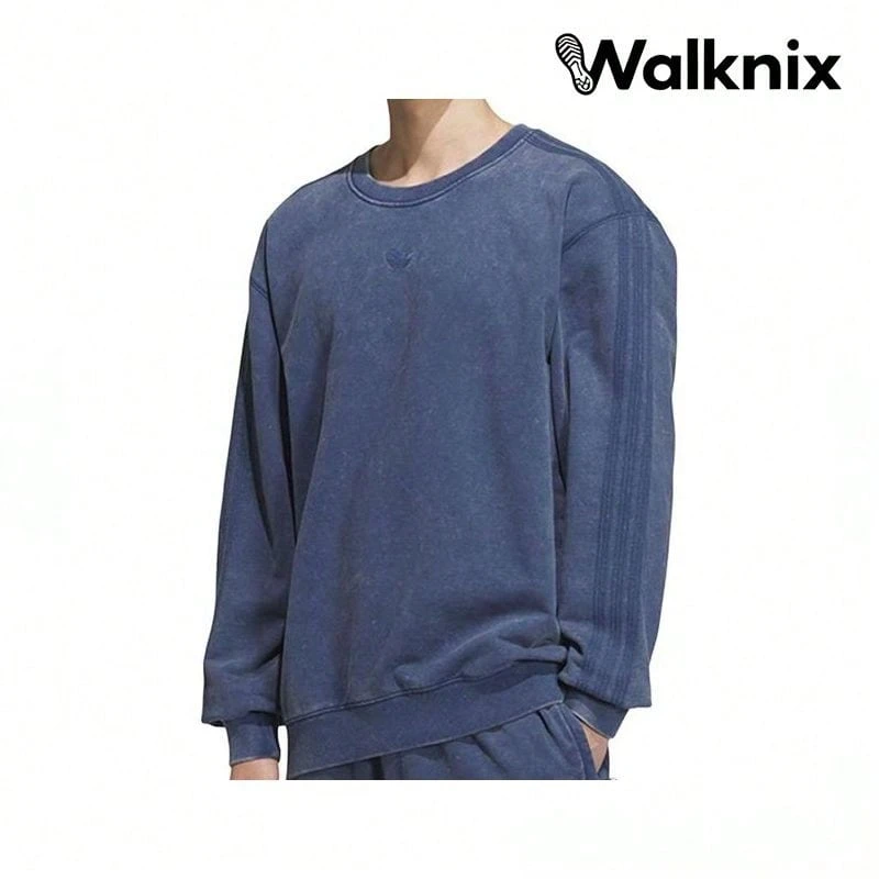 Originals Striped Fashion Versatile Crewneck Sweatshirt Dark-Blue Sweatshirt Men - Multicolor - View 1
