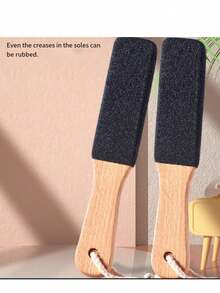 1pc Professional Pedicure Rasp Tool For Dead Skin Crack Heels Beech Wood Foot File Rasp Callus Remover Foot Scrubber - Multicolor - View 6