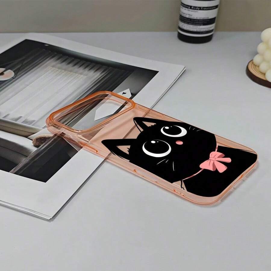 スマホケース ミニマル クリア レディース スマホケース 17pro/17/11/12/13/14/15/15Pro/15PluS/15Pro Max/16/16Pro/16PluS/16Pro Max/MIN/X/XR 対応 ハード PC カメラ保護 フィット感 衝撃吸収 誕生日プレゼント - 透橙 - チェックする 1