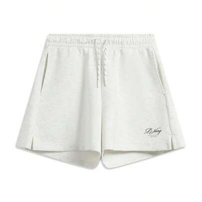 Quần short thấm mồ hôi nữ LI-NING, quần thể thao dáng rộng thoáng khí LN BASE DRY AKSW206