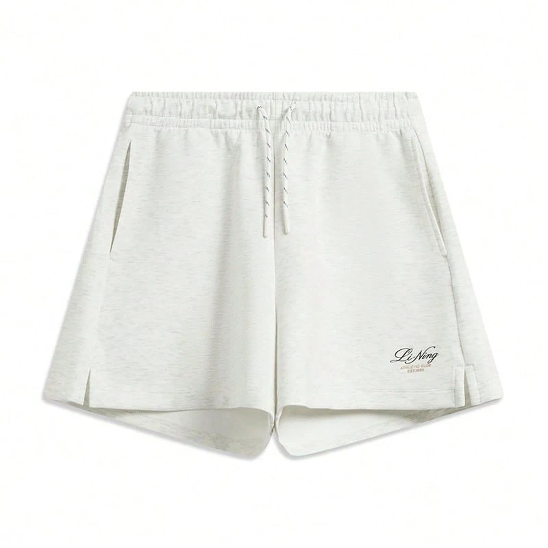 Quần short thấm mồ hôi nữ LI-NING, quần thể thao dáng rộng thoáng khí LN BASE DRY AKSW206 - Xám nhạt và xám tro - Xem 1