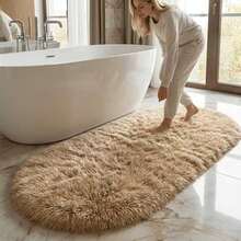 1pc Leopard Print Faux Fur Rug, Love & Healing Bedroom Decor, Small Rug, Carpet, Home Decor, Living Room Rug, Living Room Small Rug, Bedroom Rug, Living Room Home Decor, Outdoor Rug, Washable Rug - Multicolor 5 - View 1