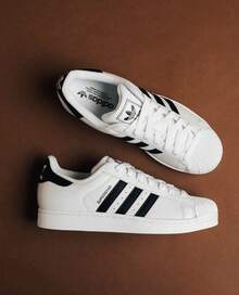 Adidas Superstar II Black White Men's Casual Sneakers Lifestyle Shoes JI3538 | Retro Heritage Style, Timeless Silhouette - 經典白 - 查看 2