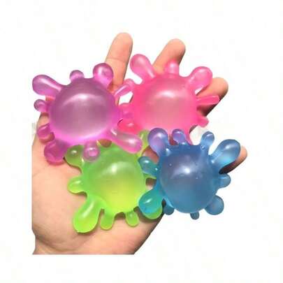 1pc NEE Virus Shaped Malt Squeeze Toy - DOH Squeeze Toy - SplooSplat Stress Relief Toy - Squeeze Toy - Soft Toy - Squishy Toy - Fidget Toy - Stitch Toys - Travel Toys - Classroom Fidget Toys - Mini Bath Toys - Christmas Stationery Stress Ball - Birthday Gift - Perfect Gift - Gift - Toys - Games