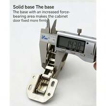 90 Degree Soft Close Hinges - Made Of Stainless Steel; Easy Installation Without Pre-Drilling. These Silent, Frameless And Concealed Cabinet Hinges Are Ideal Replacement For Kitchen Cabinet Doors And Folding Doors. - A - View 9