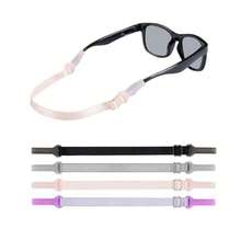 Lvvfit Glasses Straps 6.5-10inch -Adjustable Glasses Strap Sports Sunglasses Eyeglasses Holder Straps For Toddler And -Eyewear Retainers For Boys And Girls Age 3-12 Years (4pcs Multi-Color - Light Black Light Grey Light Pink Light Purple - View 1