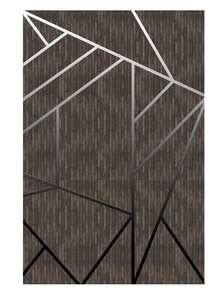 Modern Turkish Carpet | Minimalist Patterned Area Rug | Size Options From 80x250 Cm To 180x280 Cm Made ın Turkey - Light Grey - View 6
