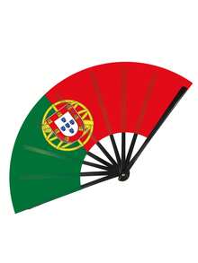 Patriotic Flag Hand Fan, Foldable Portable Hand Fan, Fan Portable For World Cup, Sports Games & Summer Parties,Camping,Travel Essential - Multicolor - View 7