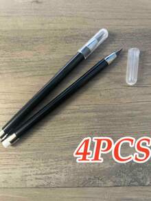 1/2/3/4 buah Pensil HB Eternal Baru, Hitam, Desain Teknologi Tinggi, Tidak Mudah Patah, Tidak Perlu Diasah, Pensil Sketsa, Hadiah Hari Ayah, Hadiah Hari Ibu, Hadiah untuk Teman, Hadiah untuk Siswa, Kembali ke Sekolah - Hitam monokrom - View 12