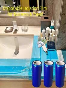 Disposable Sterile Dental Blue Protective Film, Medical Toilet Isolation Dirty Protection Film - D-Pink - View 2