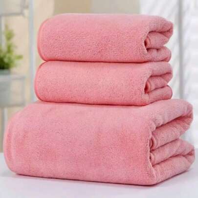 1 pezzo/2 pezzi/4 pezzi Asciugamano da mano, viso o bagno in pile di corallo, colore unito, morbido, assorbente, senza pelucchi (leggero), asciugatura rapida, unisex. O 1 pezzo di coperta 34"X75". O 1 pezzo di asciugamano da bagno 70"X140". O 1 pezzo di asciugamano da mano extra large 40"X80". O 1 pezzo di asciugamano da bagno extra large 90"X170".