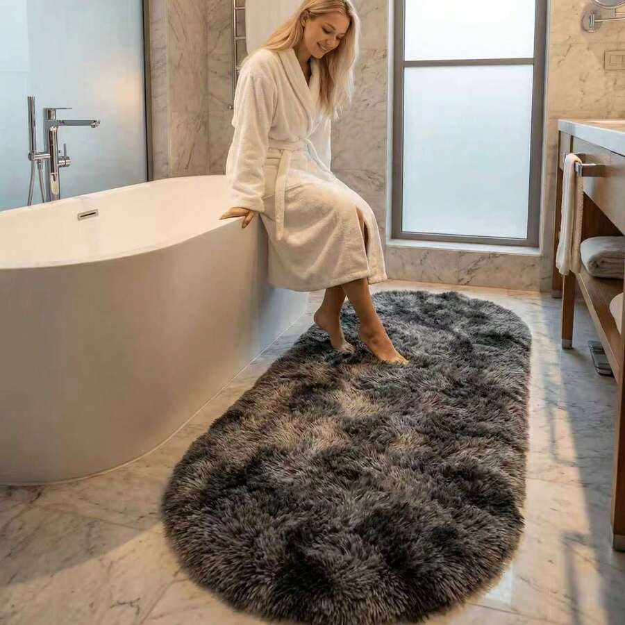 1pc Leopard Print Faux Fur Rug, Love & Healing Bedroom Decor, Small Rug, Carpet, Home Decor, Living Room Rug, Living Room Small Rug, Bedroom Rug, Living Room Home Decor, Outdoor Rug, Washable Rug - Multicolor 3 - View 1