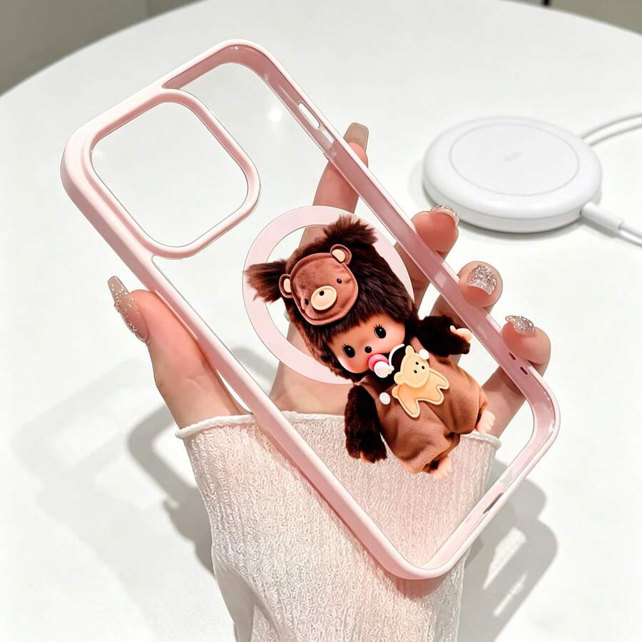 ãããã«ãã«ãã³ã«ã©ãŒ ã¯ãªã¢MagSafeã±ãŒã¹ ã¬ãã£ãŒã¹ ãããããã¶ã€ã³17pro Max/17pro/17/11/12/13/14/15/15Pro/15PluS/15Pro Max/16/16Pro/16PluS/16Pro Max/MIN/X/XR å¯Ÿå¿ TPUã±ãŒã¹ èè¡æ å·é²æ¢ å
¥åŠç¥ã - ç²è² - ãã§ãã¯ãã 1