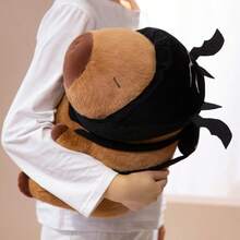 1 pieza Muñeco de peluche lindo de Capibara calabaza diablo de Halloween, muñeco de peluche divertido de Capibara para niños, regalo de cumpleaños, decoración de fiesta, adorno navideño, almohada decorativa - Capibara de Halloween - Ver 5