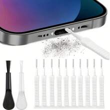 12件套多功能清洁套装 - 手机充电口清洁器、电脑键盘清洁器、Type-C接口清洁器、耳机接口清洁器、淋浴喷头孔清洁器、水龙头孔疏通器、水枪头疏通器、电脑接口清洁器 - 多件套 - 查看 11