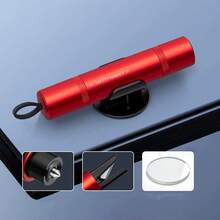 Martillo de para automóvil 2 en 1, rompedor de ventanas, herramienta de escape de emergencia - Multicolor - Ver 10