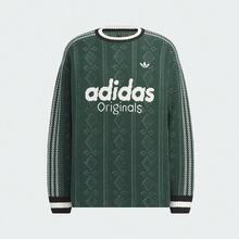 Adidas 阿迪达斯官方 Originals 三叶草提花条纹套头衫 KS5957 男女款 - 彩色 - 查看 4