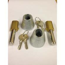 Roller Shutter Bullet LOCKS OVAL/ HOUSINGS High Security 6 Pin Anti Drill Locks - A - View 1