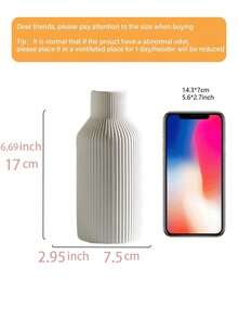 1件简约罗纹树脂装饰品，现代北欧风格，防滑设计，可水洗，适用于客厅、卧室和办公室装饰，也可作为婚礼艺术品、母亲节礼物、生日礼物、毕业礼物。 - 2 - 查看 9