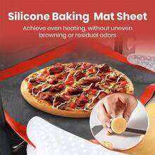 Perforated Silicone Baking Mat, Non-Stick Reusable Oven Liner Suitable For Cooking Cookies, Pizza, Cakes And Bread - Multicolor - View 6