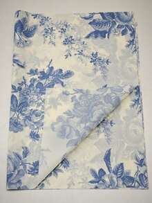 10/20/25/50 Pcs Peony Blue And White Pattern Thin Paper, Suitable For DIY Crafts, Party Gifts, Bouquet Wrapping, Clothing Packaging And Birthday Gift Decoration - Peony Blue and White Porcelain - View 3