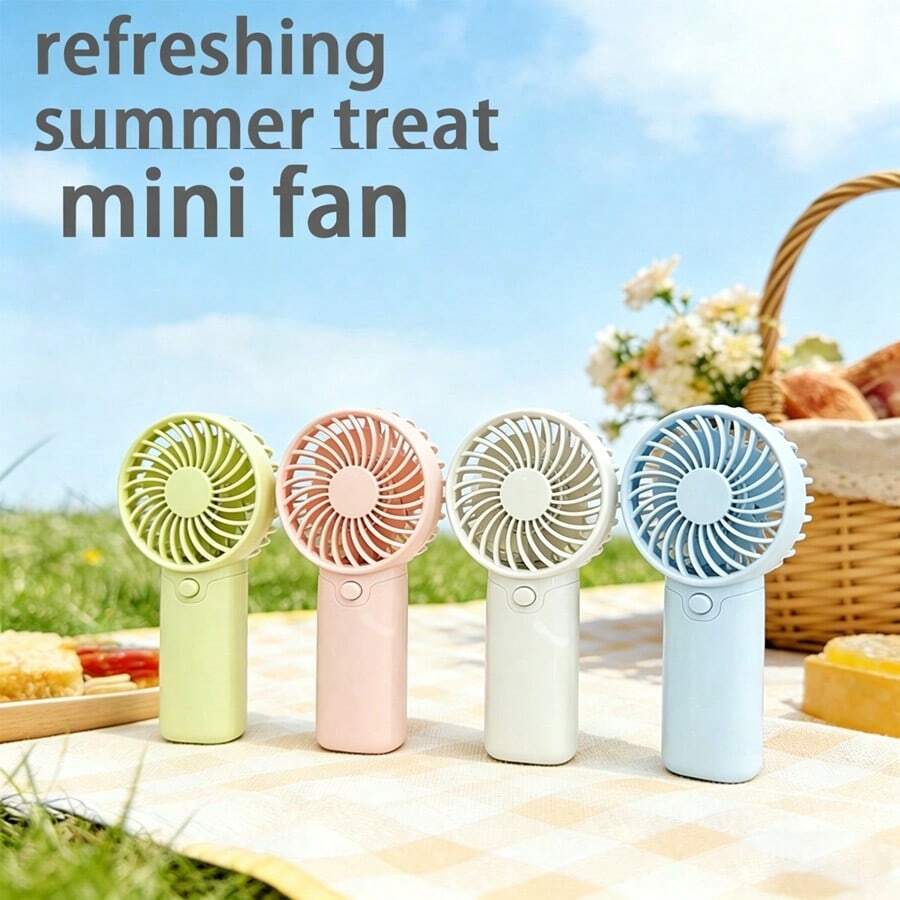 1pc Mini Fan, Single Wind Speed, Portable Small Fan, Party/Gift (Batteries Sold Separately)