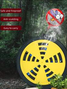 Portable Mosquito Coil Holder With Anti-Scald, Anti-Fire And Anti-Ash Design, Outdoor Camping Yard Mosquito Coil Storage Box - Multicolor - View 10