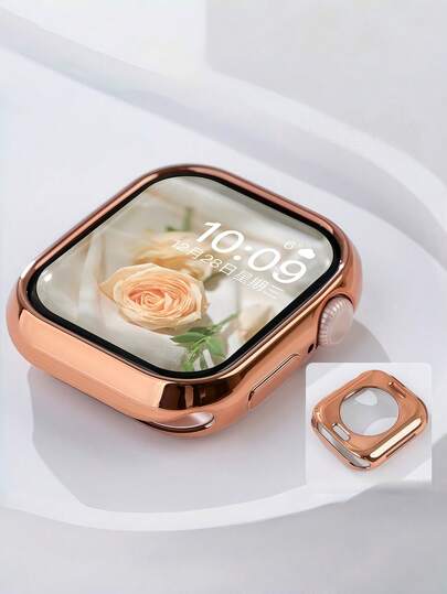 Ốp lưng mềm, khung rỗng, bảo vệ đồng hồ tương thích với Apple Watch Ultra 11 10 SE 9/8/7/6/5/4/3/2/1. Tương thích với Apple Watch Smart Watch 40 MM 41 MM 42 MM 44 MM 45 MM 46 MM 38MM 49 MM. Chất liệu TPU mềm dẻo, siêu mỏng, chống sốc, chống trầy xước, chống va đập, trọng lượng nhẹ, cảm ứng nhạy. (Không có kính) Tương thích với dành cho cả nam và nữ.