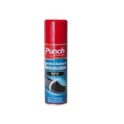 PUNCH Renovator Boot Aerosol Blk Restoration Spray 200ml Suede & Nubuck