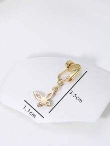 1 chiếc khuyên rốn kẹp hình bướm thanh lịch, đa năng, thích hợp cho những chuyến đi nghỉ mát mùa hè. - vàng - Xem 5