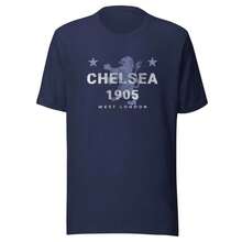 Vintage Chelsea Tee: English Soccer Fan Apparel - Black - View 2