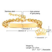 Personalización de nombre graba pulseras de fecha de nacimiento, regalo de cumpleaños personal, pulsera de acero inoxidable - Niña Niño BR-767S - Ver 22