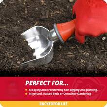 Oversized Potting Soil Scoop, Heavy Duty Durable Hand Digging Tool, Multi-Purpose Mini Gardening Shovel For Soil Digging, Transporting And Planting, Ideal For Garden, Yard & Potted Plant Maintenance - C - View 7