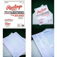 'Rawlings SYSTEM-17 Deluxe System Baseball/Softball Scorebook Extra-Large 11''x14''' - Multi - Ver 1